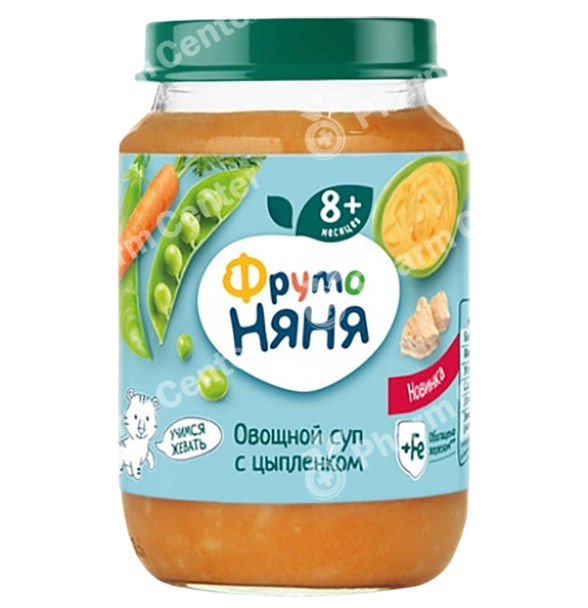 ФрутоНяня խյուս բանջարեղենային ապուր հավի մսով (9 ամս+) 190գ №1