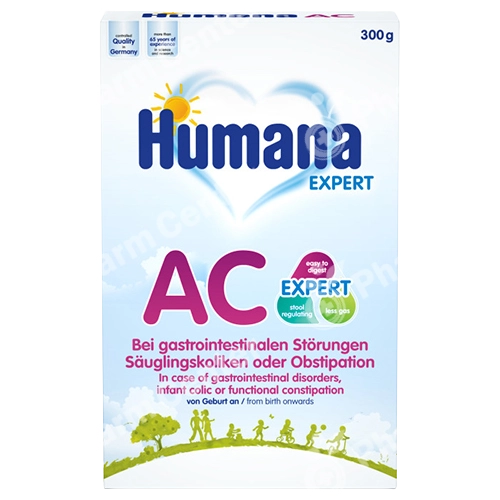 Humana AC կաթնախառնուրդ Անտիկոլիկ 0+ 300գր
