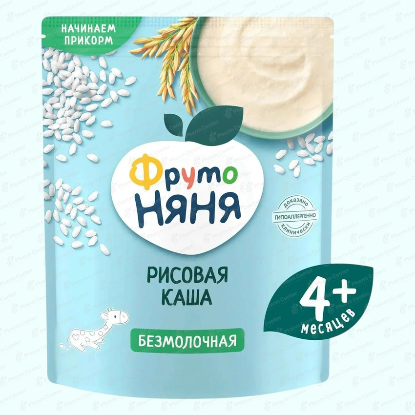 ФрутоНяня 43002829 бм/к рисовая 190г
