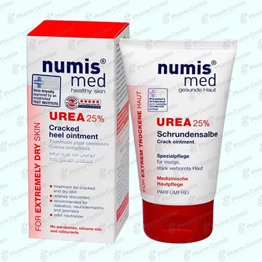 Нумис мед крем для пяток Уреа 25% от трещин и мозолей 50мл 0121