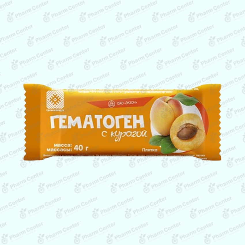 Гематоген с курагой 40г
