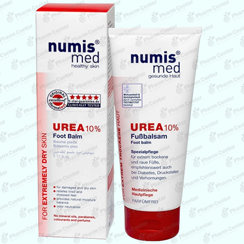 Нумис мед крем для ног Уреа 10% для сухой, шершавой кожи ног 100мл 0120
