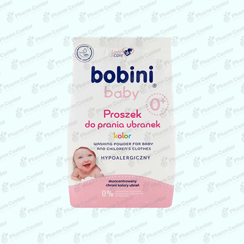 Бобини ст. порошок гипоаллергенный для детского цветного белья 1,2кг