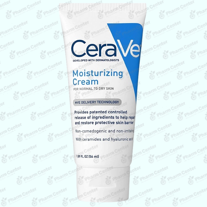 CeraVe Увлажняющий крем для нормальной и сухой кожи 56 мл