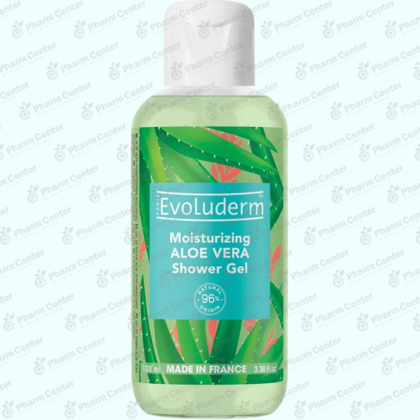 Evoluderm гель для душа увлажняющий Алоэ Вера 100мл