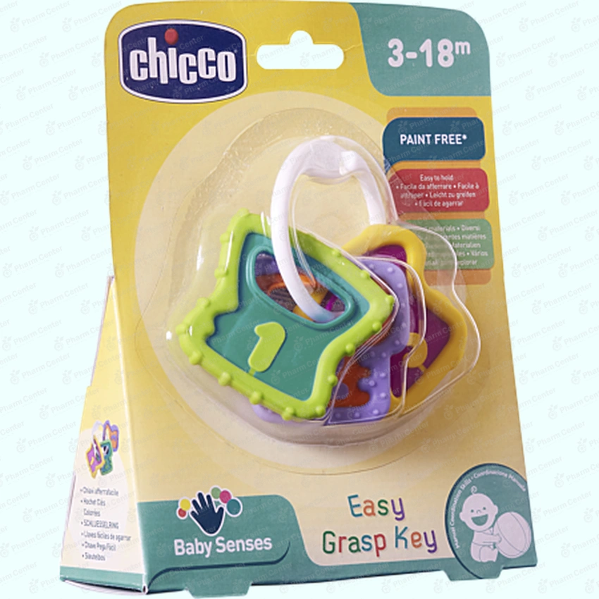 Chicco  прорезыватель Easy Grasp Key 400758 4м+