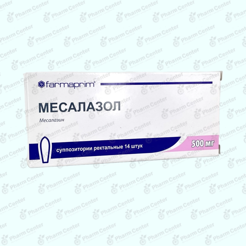 Месалазол супп 500мг x 14