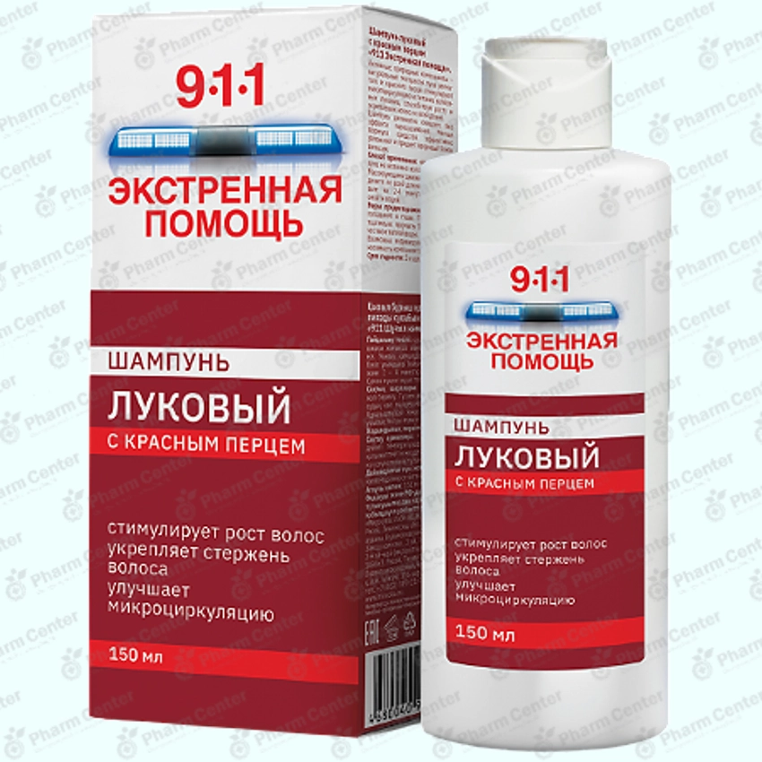 911 Луковый шампунь с красным перцем 150мл