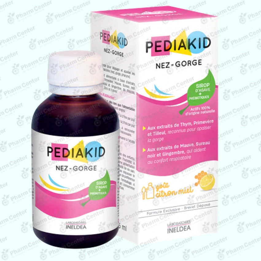 PEDIAKID NEZ-GORGE SIROP Քթի և կոկորդի օշարակ 125մլ