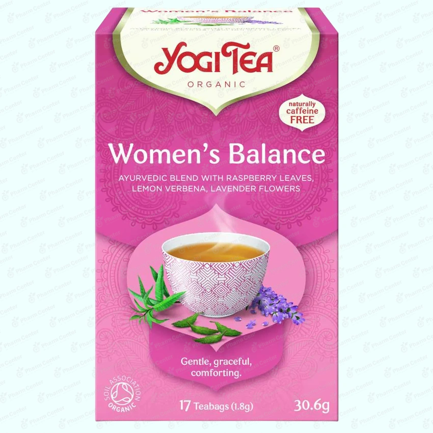 Чай в пакетиках YOGI TEA Women's Balance Для женской гармонии 1,8г х 17