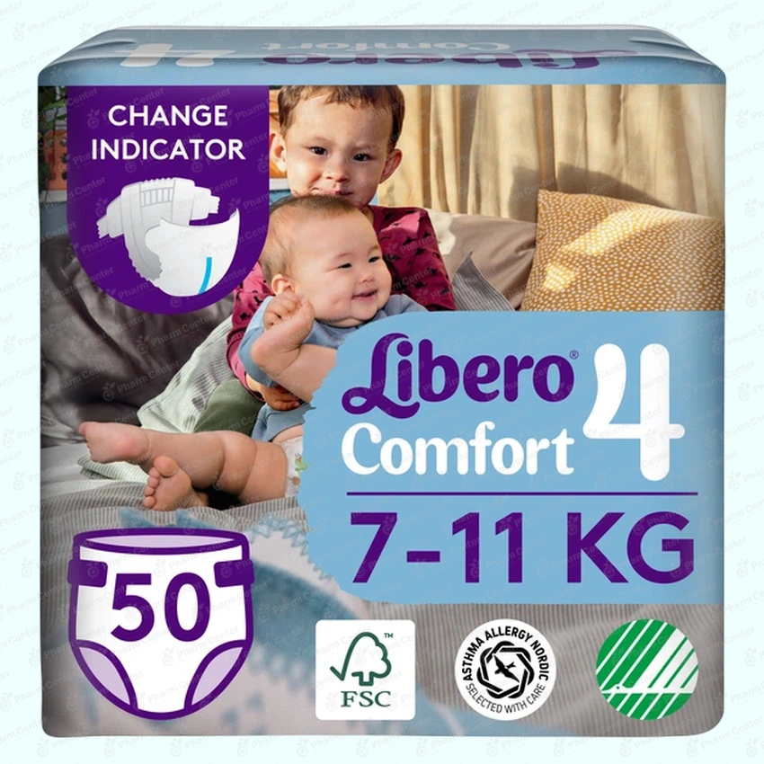 Либеро N4  4010 комфорт 7-11кг х 50