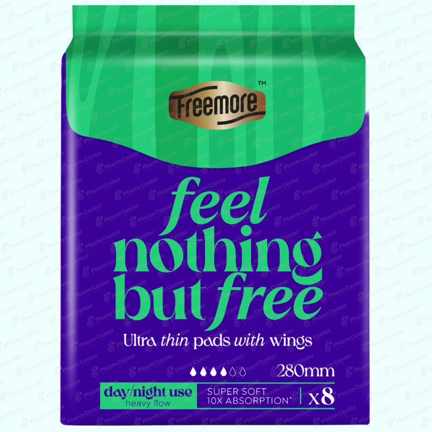 Freemore дневные, ночные ультратонкие гигиенические прокладки x 8