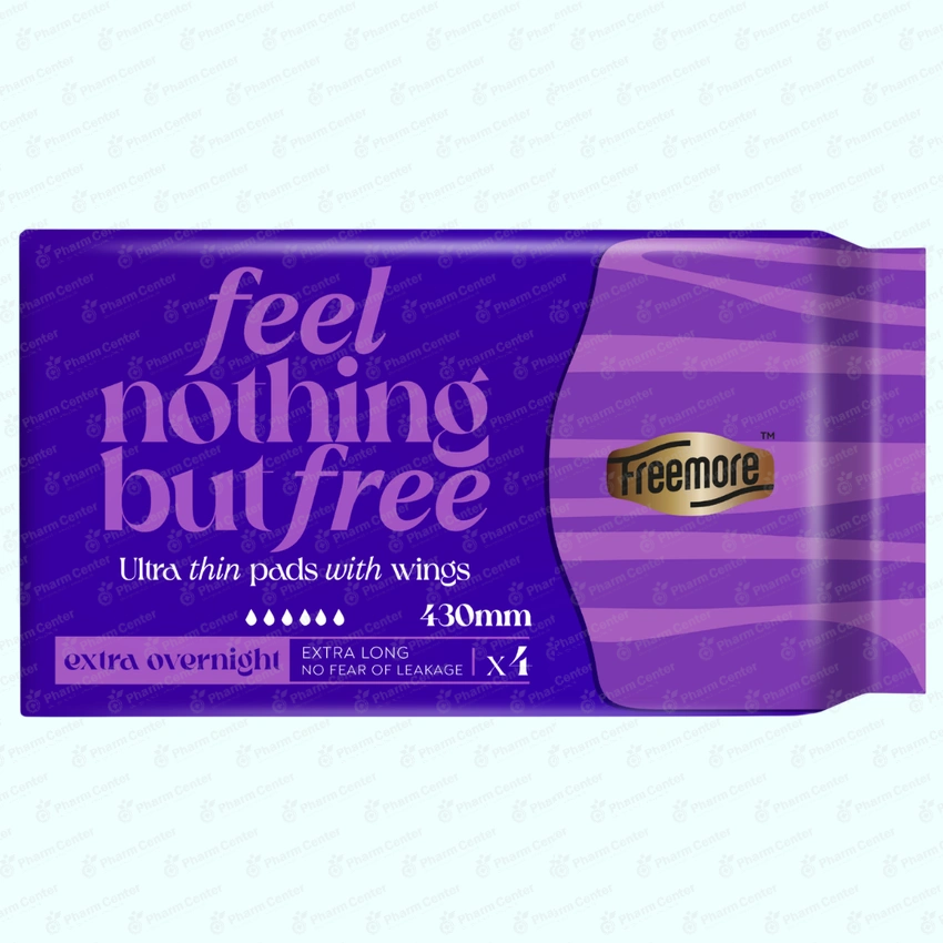 Freemore ночные ультратонкие гигиенические прокладки x 4