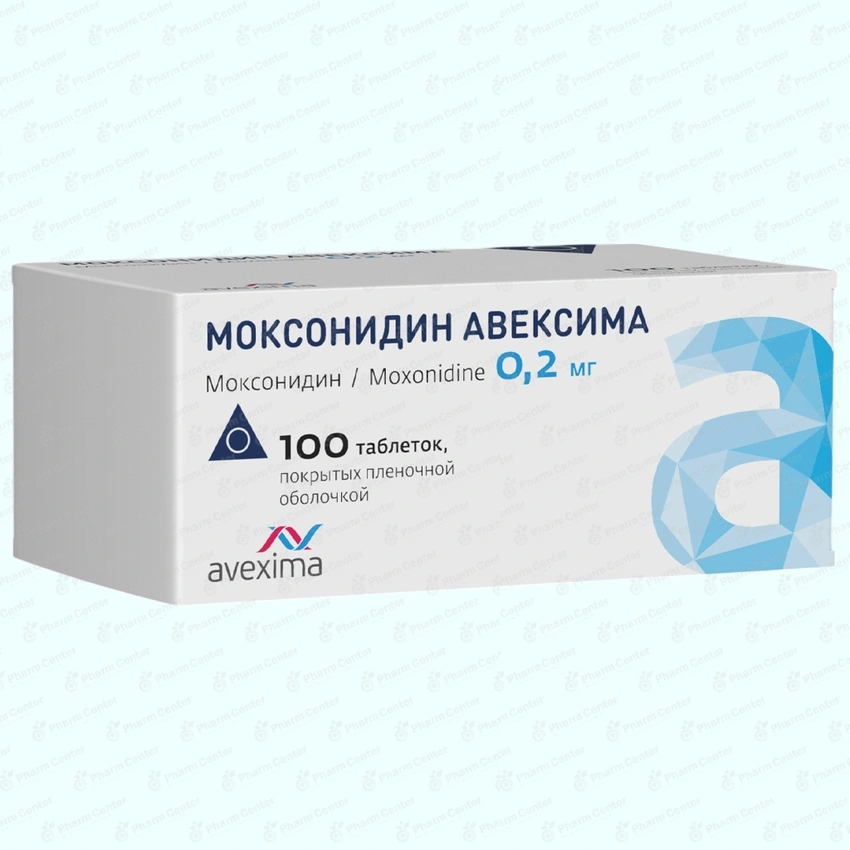 Моксонидин 0.2 мг таб х 100