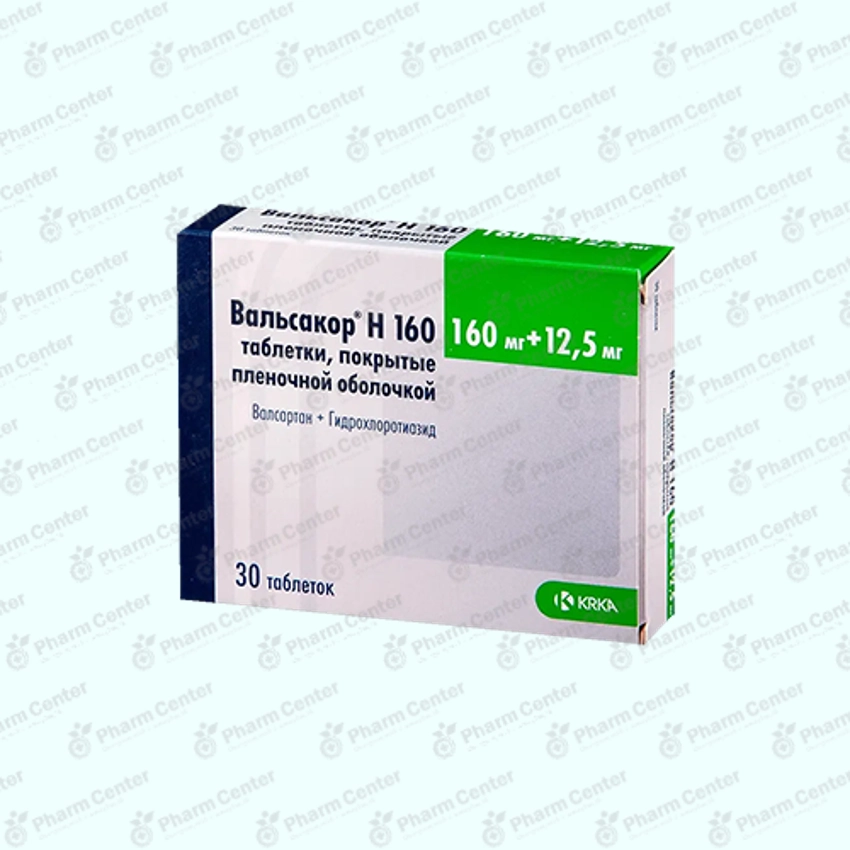 Վալսակոր Ն 160 դհտ 160մգ/12.5մգ  x 30