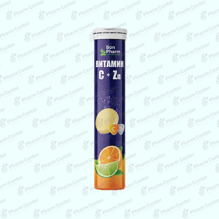 Վիտամին  C ցինկով լուծվ. դհտ. 900/15մգ x 20